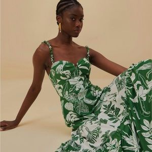 Farm Rio Forest Soul Mix Midi Dress - NWT - M